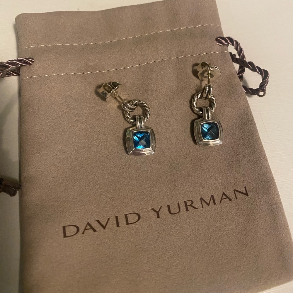 David Yurman topaz earrings